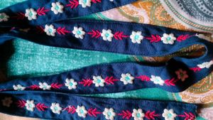 Cute Blue Polka Dot belt