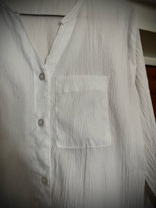 Classic Breeze White Crinkle Shirt