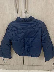 Navy Blue Puffer Jacket