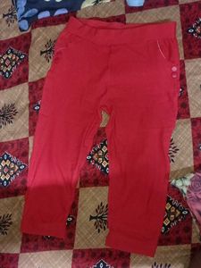 Red Capri Pants