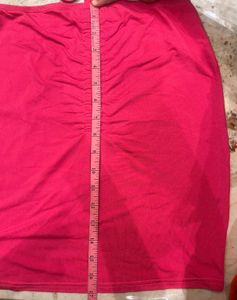 Ruched Mini Skirt