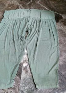 Nice Olive Colour Salwar Big Pant Long Dupatta
