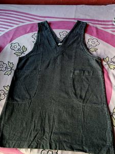 Denim Grey Colour Short Dress