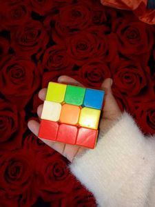 Colorful Rubik's Cube Puzzle