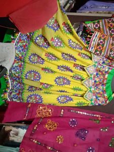 Garba Choli Yellow