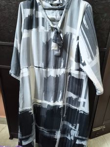 Stylish Grey Tunic Dress