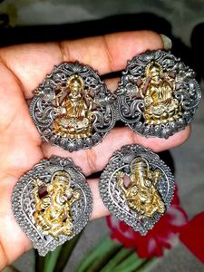 Laxmi Ganeshji Combo Studs