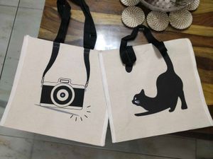 CANVAS TOTE/SHOPPING BAGS FOR WOMEN/GIRLS