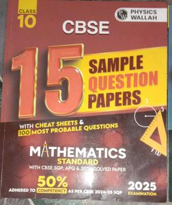 Sample Paper Books Maths And Science Physicswallah