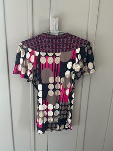 Patterned Wrap Top By M&amp;S