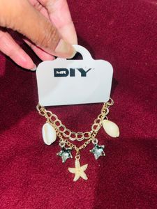 Combo Of Gold And Silver Charm Bracelet