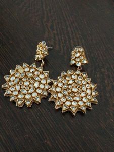 Statement Kundan Earrings