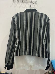 Striped Button-Down Shirt