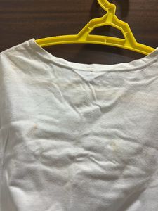 White Cropped tshirt