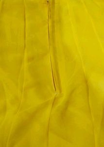 Yellow Stitch Anarkali Kurta Set