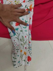 Floral Print Pink Dress