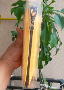Yellow &#39;Life Style&#39; Pencil Case