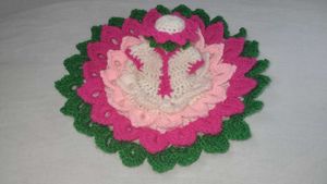 Handmade Crochet lotus wali Dress