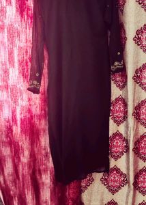 Elegant Green  &amp; Gold Embroidered Salwar Kameez