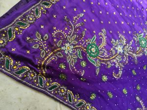 Dimond Work Saree