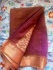 Chanderi Cotton Kalanetha Saree