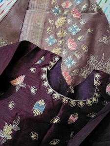 Elegant Floral Saree