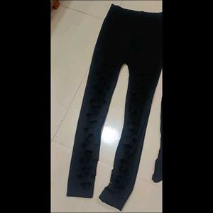 Round shaped Cut leggings