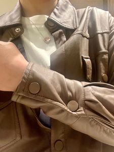 Leather Shirt With Belt