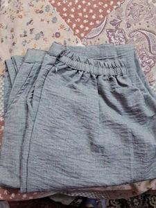 Gray Tunic with Crochet Detail