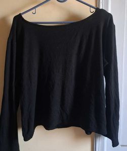 Black Long Sleeve Top