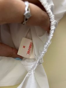 White Bow Tie Crop Top