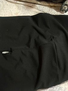 black high waist pant