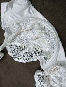 White 🖤Lace Bra big size