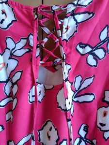 FabAlley Pink Floral Dress