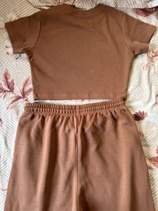 Cute Brown Co-ord Set
