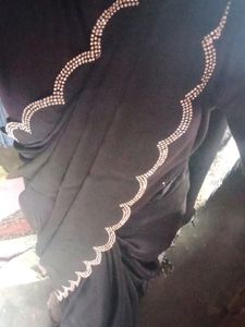Saree With Stitching Padded Blouse