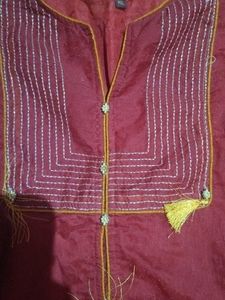 Elegant Maroon Kurta😍❤️✨✨✨✨✨