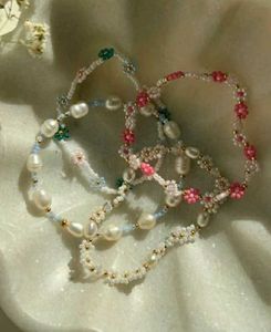 Floral Beaded Bracelets