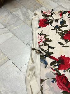 Floral Print Kurta