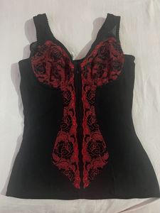 Black &amp; Red Lace Bra