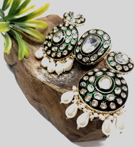 Combo Of Cocktail Ring And Earrings