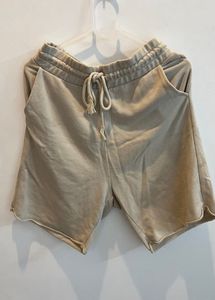 H&M Beige Drawstring Sweat Shorts