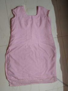 Pink Embellished Kurta