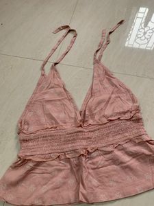 Cute Pink Halter Top