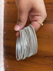 Silver bangles