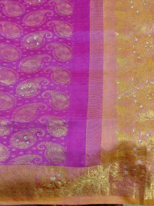 Pink Korvai Kanchipuram Silk With Patli Pallu