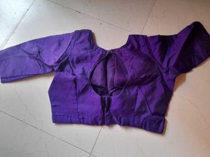 Purple Readymade Blouse
