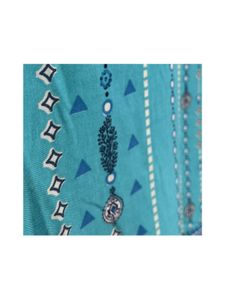 Stylish Teal Printed Top