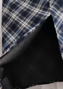 Korean Blue Mermaid Print Long Skirt ON SALE
