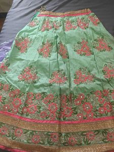Floral Embroidered Lehenga Skirt